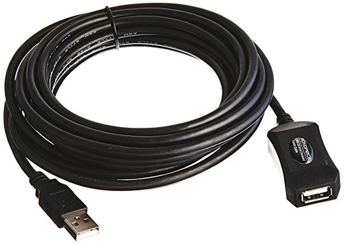 Monoprice 16-pies 5m Usb 2.0 Un Varón A Una Extensión Activa