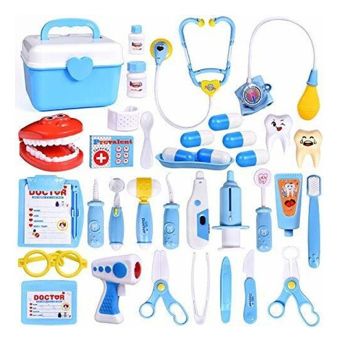 Fun Little Toys 31pcs Doctor Medical Kit - Juego De Simulac
