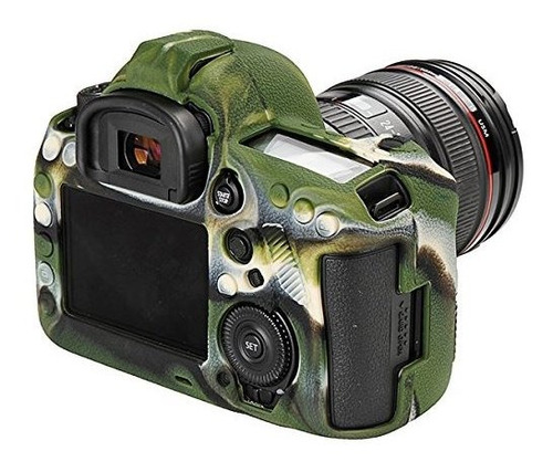 Funda De Silicona Para Canon 5d Marck Iv  Verde Militar 