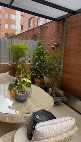 Hermoso Apartaestudio Con Una Excelente Terraza En Santa Barbara