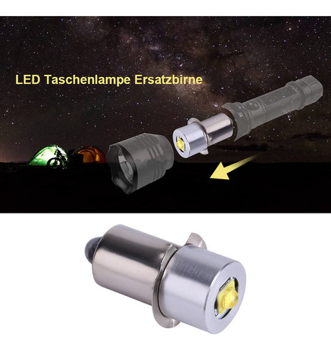 . Bombilla De Repuesto For Linterna Led, 2 Unidades, 3 W,