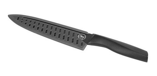 Imagen 3 de 6 de Cuchillo Santoku 18 Cm Acero Inoxidable Nero Ilko