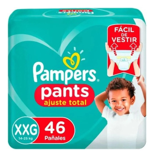 Pañales Pampers Pants Ajuste Total Xxg 46 Un