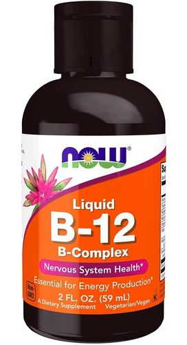 Vitamina B12 Liquida 59ml Now - mL a $3711