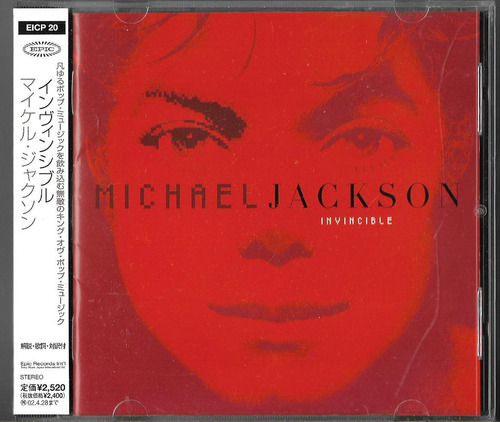 Michael Jackson Cd Invincible Red Cd Japones Obi Japan