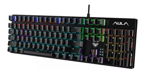 Teclado Pc Mecanico Aula S2022 Retroiluminado Gamer Luz Rgb