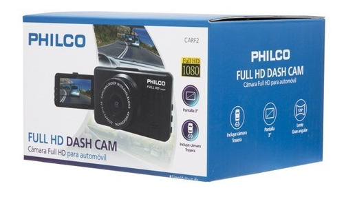 Imagen 7 de 7 de Camara De Auto Philco Full Hd + Camara Trasera - Revogames