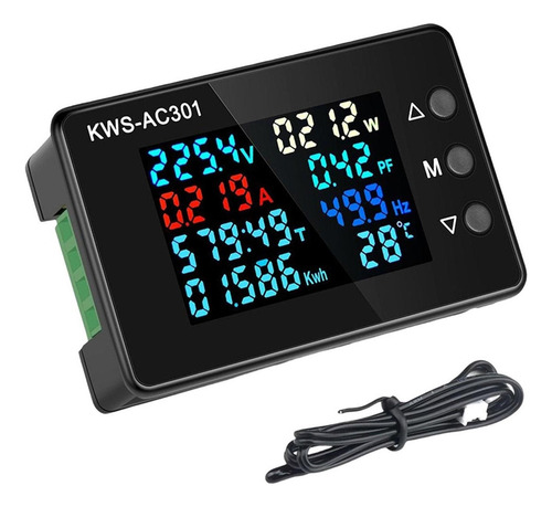 50-300v Voltaje Probador Medidor Amperaje Ac Corriente