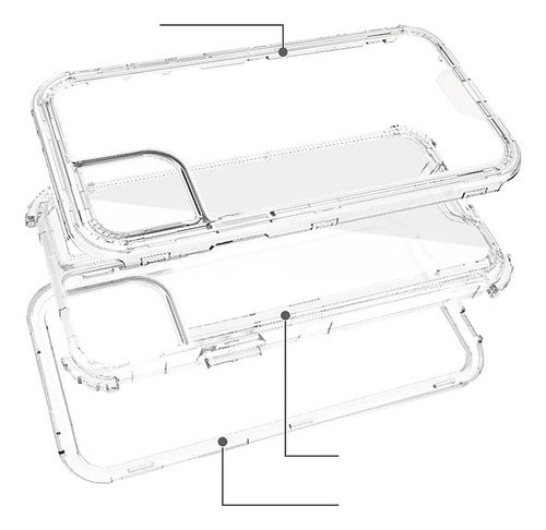 Funda Protector Uso Rudo 3 En 1 For Samsung