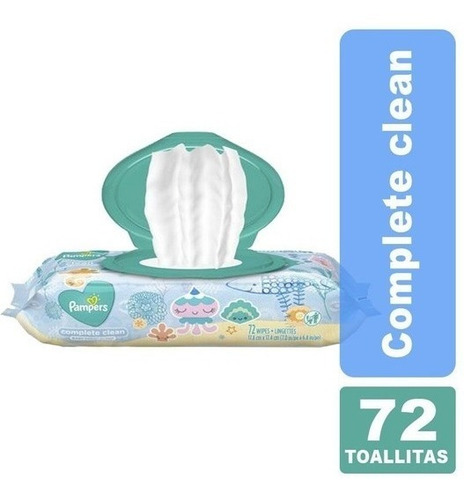 Imagen 1 de 5 de Toallitas Pampers® Complete Clean X 72