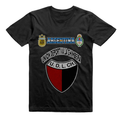 Remera Infantil Negra Union La Chimbera San Juan