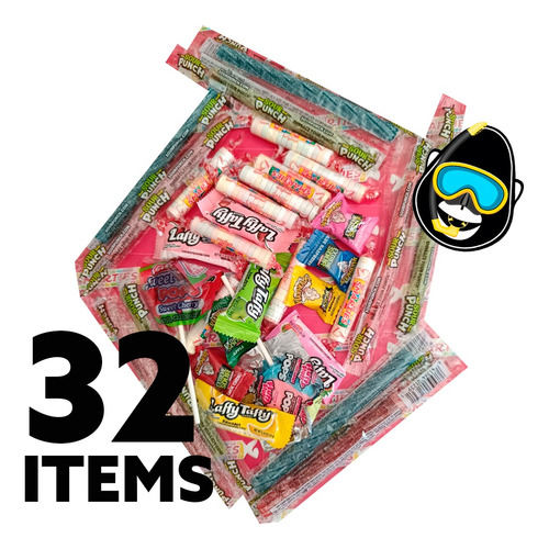 Pack Golosinas Dulces Americanos 32 Items Surtidos