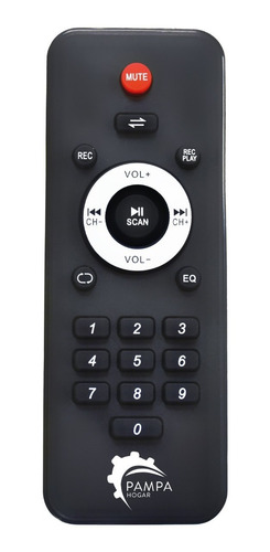 Imagen 6 de 8 de Parlante Karaoke Bluetooth Pampa + Microfono+ Control Remoto