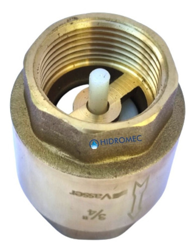 Imagen 2 de 6 de Válvula De Retención De Agua Bronce 3/4'' Pulgada Riego