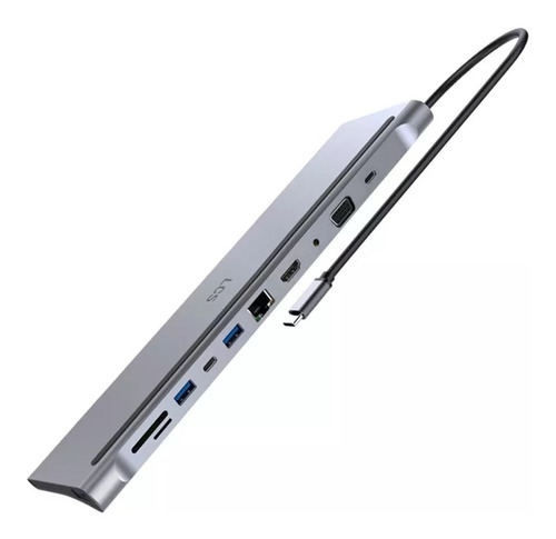 Hub Adaptador 11 En 1 Dock Station Usb C 3.0 Hdmi 4k Usb Lcs