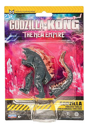 Boneco Godzilla Evoluído De 7 Cm - Godzilla Vs Kong