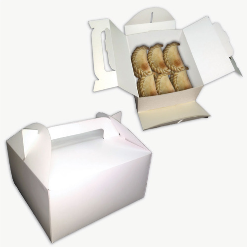 Cajas Para Empanadas Delivery Tacos Arepas Pack X 25 Un