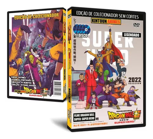 Edição de colecionador  Blu-Ray e DVD do filme Dragon Ball Super