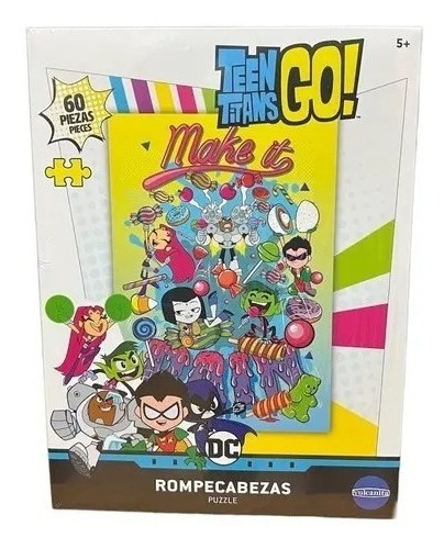 Puzzle Rompecabeza 48x33 Teen Titans Go Dc 1740 A Srj