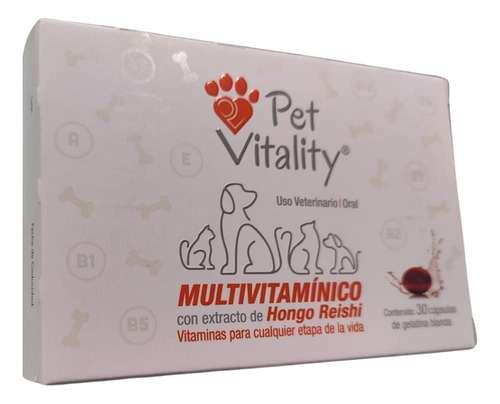 Pet Vitality Multivitaminico Con Hongo Reishi