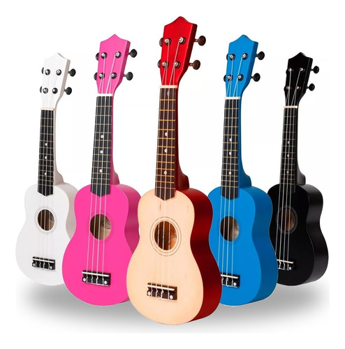 Ukelele Soprano Zurdo Superior + Funda + Pua + Envio Gratis