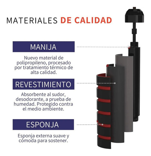 Cuerda Ajustable Para Saltar, Color Negro Y Rojo
