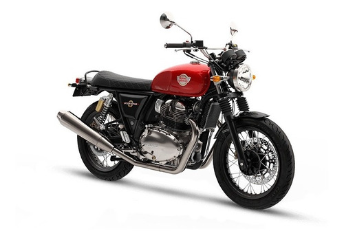 Imagen 2 de 16 de Royal Enfield Interceptor 650 Canyon Red Resera La Tuya Ya!