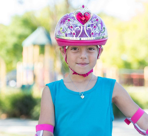 Disney Princess - Cascos De Bicicleta Para Niños Y Niños Peq