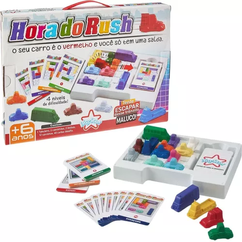 Kit Jogo Para Crianças 5 6 7 8 anos Hora Rush Desenho Mágico - Big