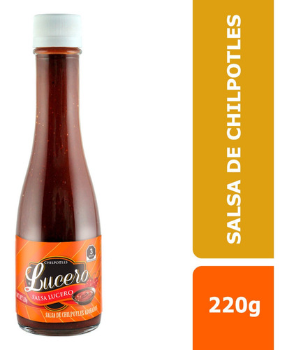 Salsa Lucero Chipotle Adobado Fco 220g