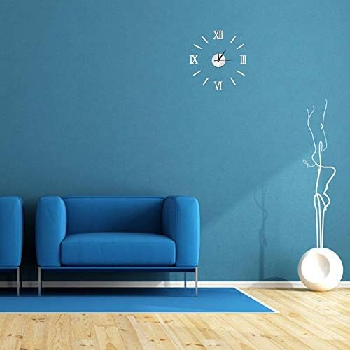 Fdit Reloj De Pared 3d Reloj De Pared Diy Impermeable Reloj