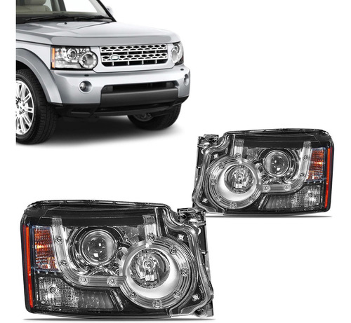 Par Farol Discovery 4 2009 2010 2011 12 2013 Led D3s 9 Pinos