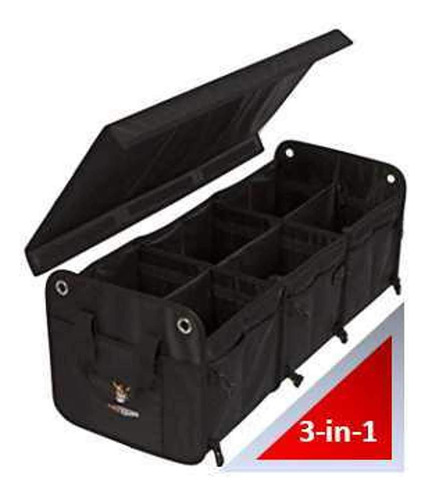 Organizador De Maletero Suv Convertible Grande De 3 Com...