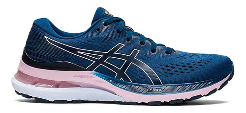 Tênis Asics Gel Kayano 28 Feminino Azul/rosa- Pisada Pronada