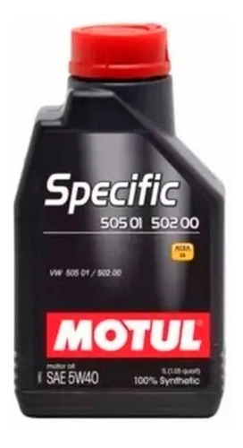 Aceite Motul Specific 5w40 Tdi 505 01 Vw Audi 1 Litro