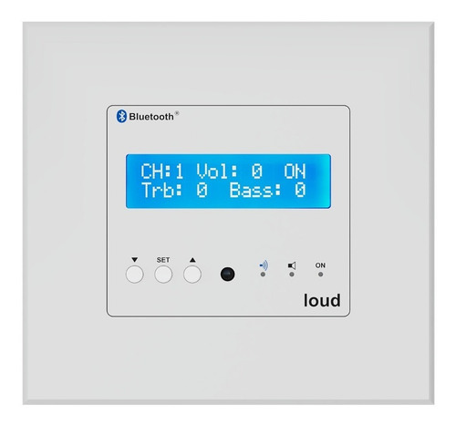Imagem 2 de 3 de Amplificador De Parede Loud Lac Ng Bluetooth