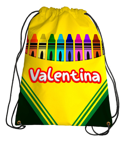 30u Dulceros Morralitos Recuerdos Bolo Crayola Personalizado
