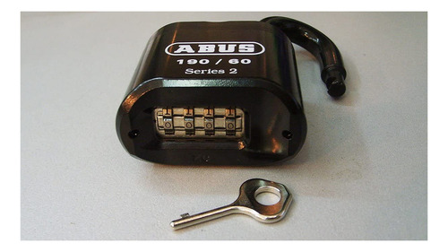 Abus 190cs/60 Candado De Combinacion De Acero Solido De Al