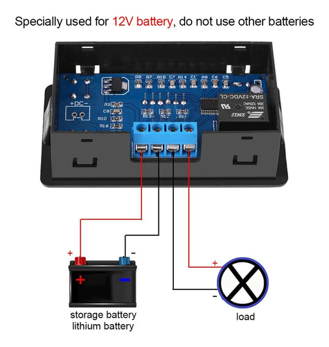 Pusokei 12v De Bajo Voltaje, Batería De 12 V Bajo Voltaje Ap