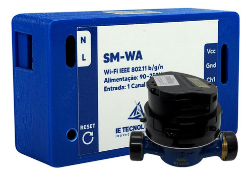 Medidor De Água Wi-fi Ietecnologia Sm-wa 1 Hidrômetro 3/4 Saga