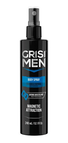 Grisi Men Body Spray Magnetic X 240 Ml