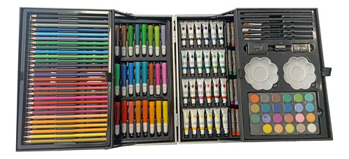 Imagen 6 de 9 de Kit Lapices Con Maleta Aluminio 145 Piezas