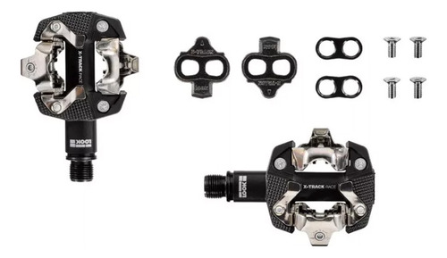 Pedales Look X-track Race + Calas Contacto Spd Bicicleta Mtb