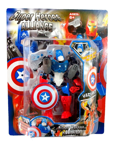 Muñeco Capitan America Vengadores Avengers Juguete Niño 