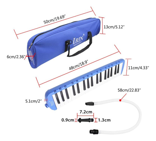 (pk) Teclado Harmonica Air Piano De 37 Teclas Teclado Blow P