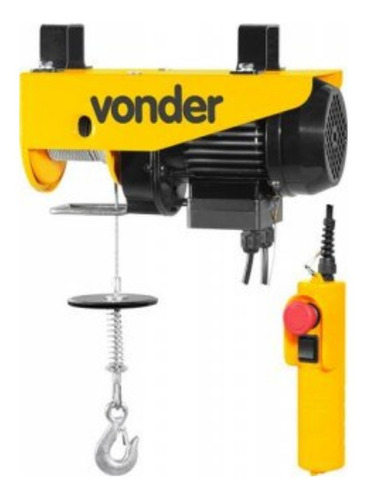 Guincho Elétrico 100/200kg 220v Gev200 - Vonder Cor Amarelo e Preto