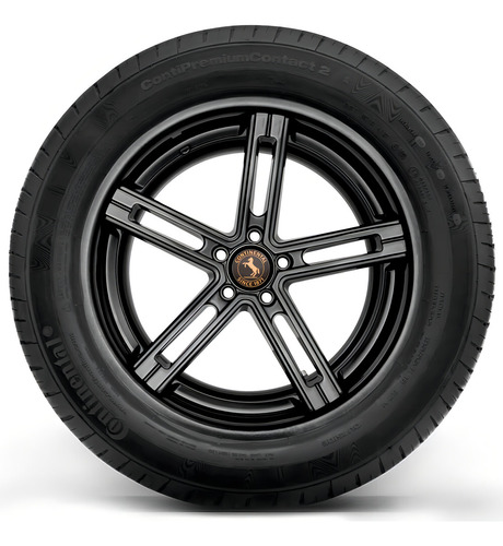 2 Pneu Continental 205/50r17 89y Premium Contact 2 Run Flat