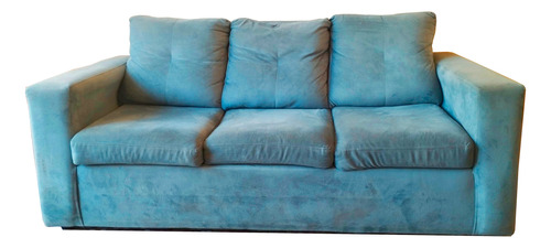 Sofa Felpa Azul