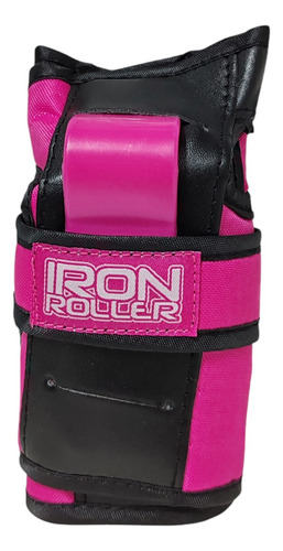 Combo De Patines Entrenadores Casco Y Protecciones Fun Roll 13 - 17mx 9 Cm Rosa 17-20