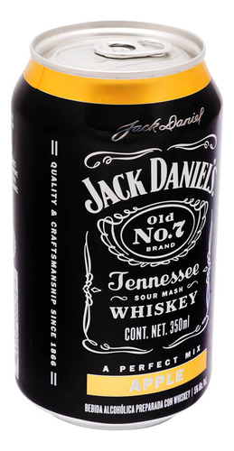 Bebida Preparada Jack Daniels Apple Lata 350 Ml
